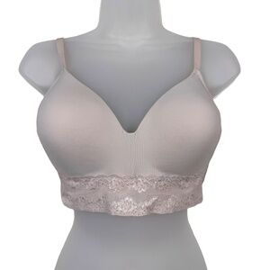 Natori 723154 Bliss Perfection Contour Soft Cup Wireless Bra Beige Size 32DDD